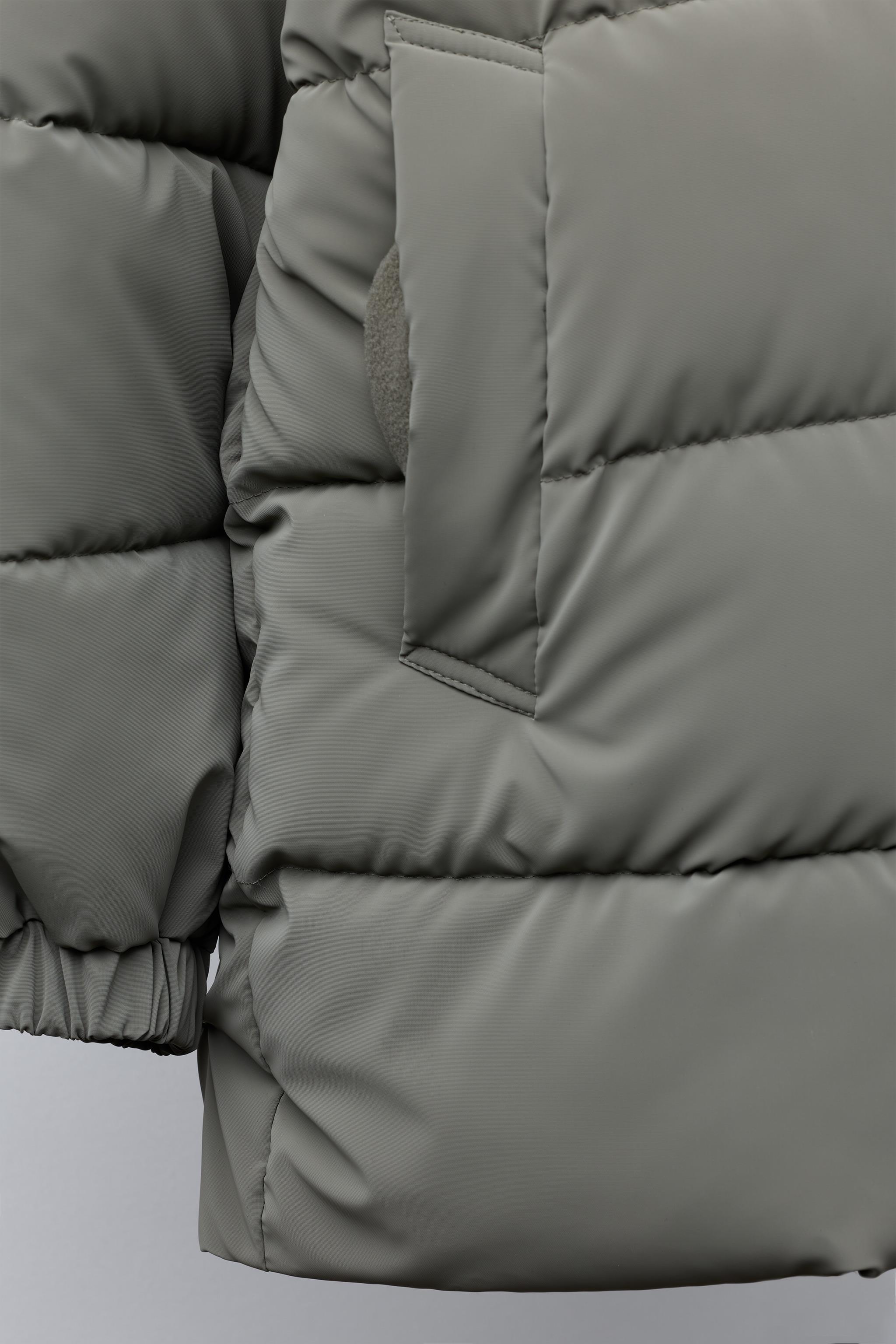 MANTEAU LONG À ÉTIQUETTE GOMMÉE